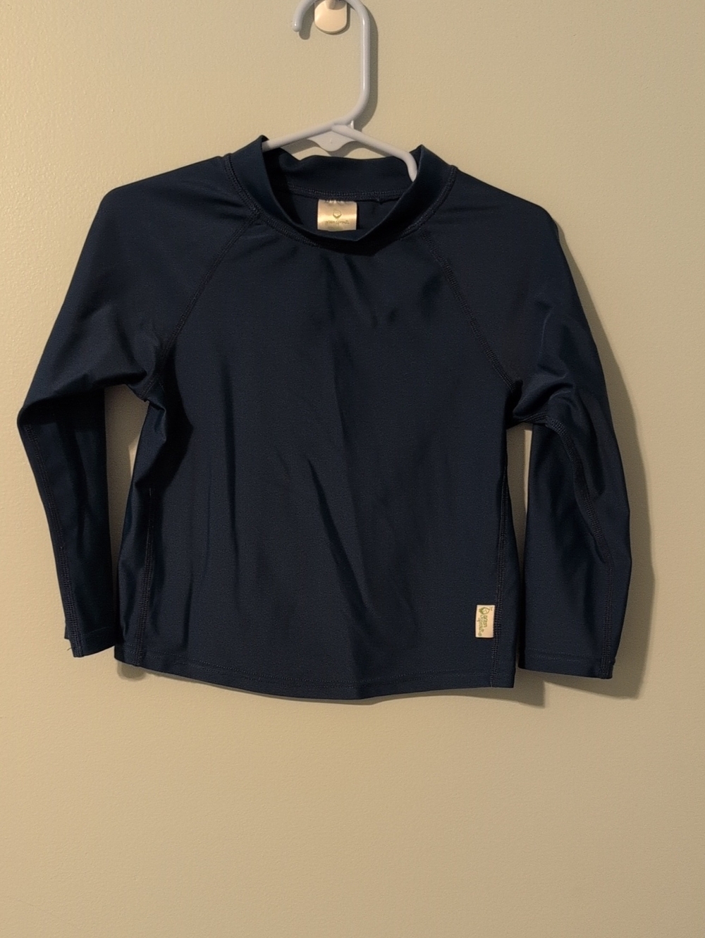 Kids Long Sleeve Swim Rashguard - Navy